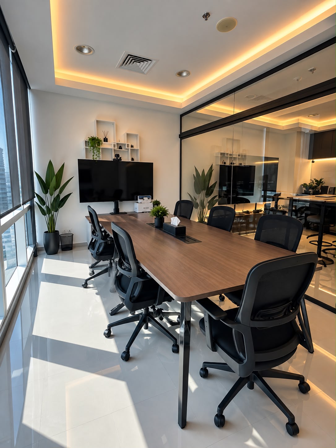 SEMA Space client strategy room in Dubai
